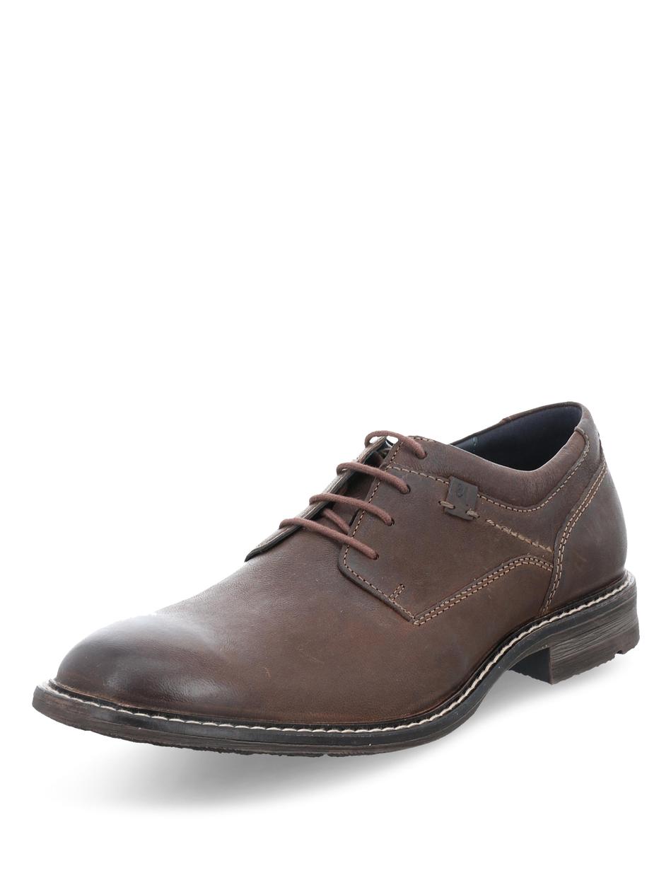 Halbschuh Earl 05, camel-kombi