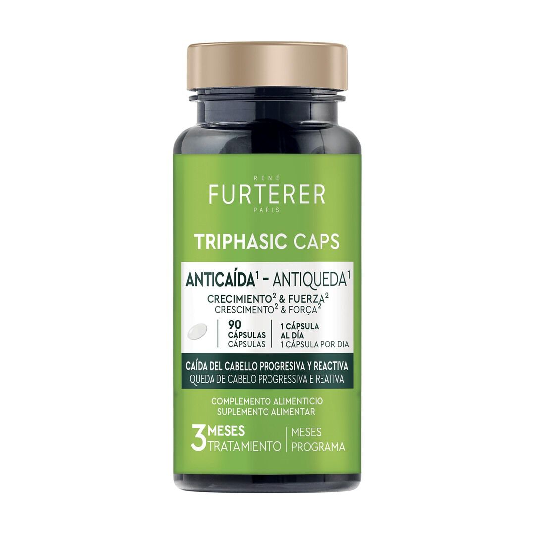 RENE FURTERER  TRIPHASIC Cápsulas Antiqueda - 90un