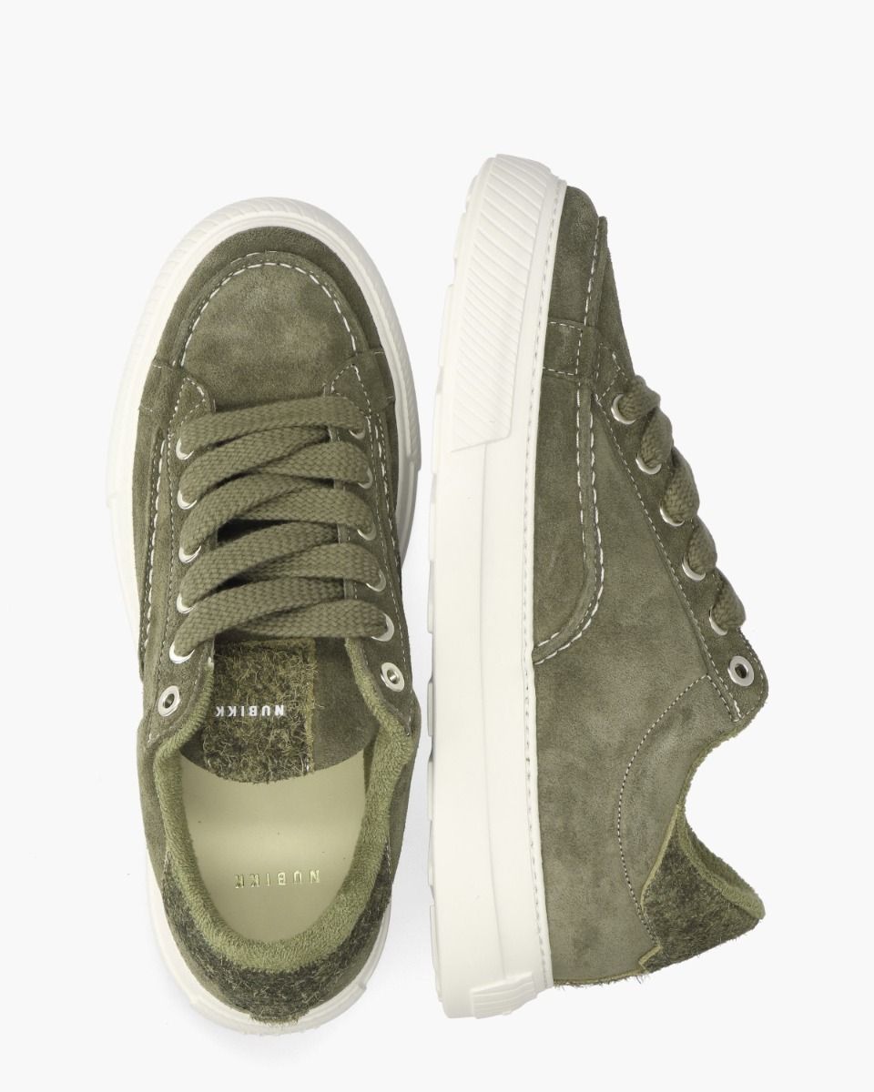 Nubikk Caldera Tora Groen Herensneakers