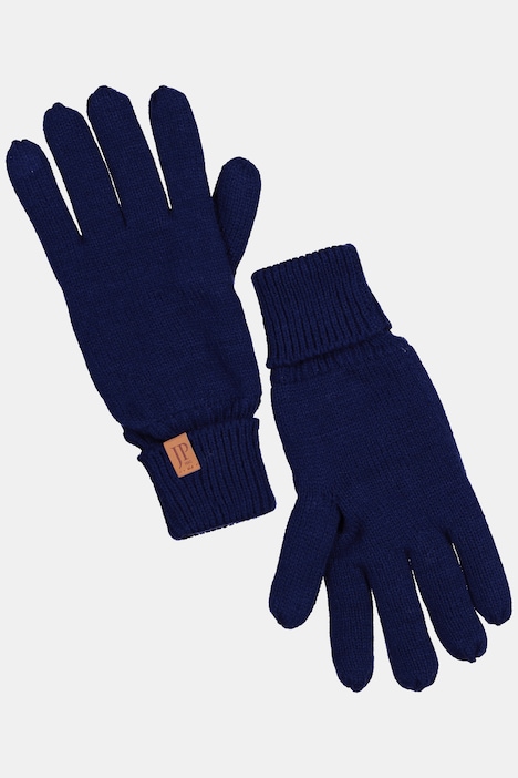 Handschuhe, Strick,  Fleecefutter, JP1880-Logo