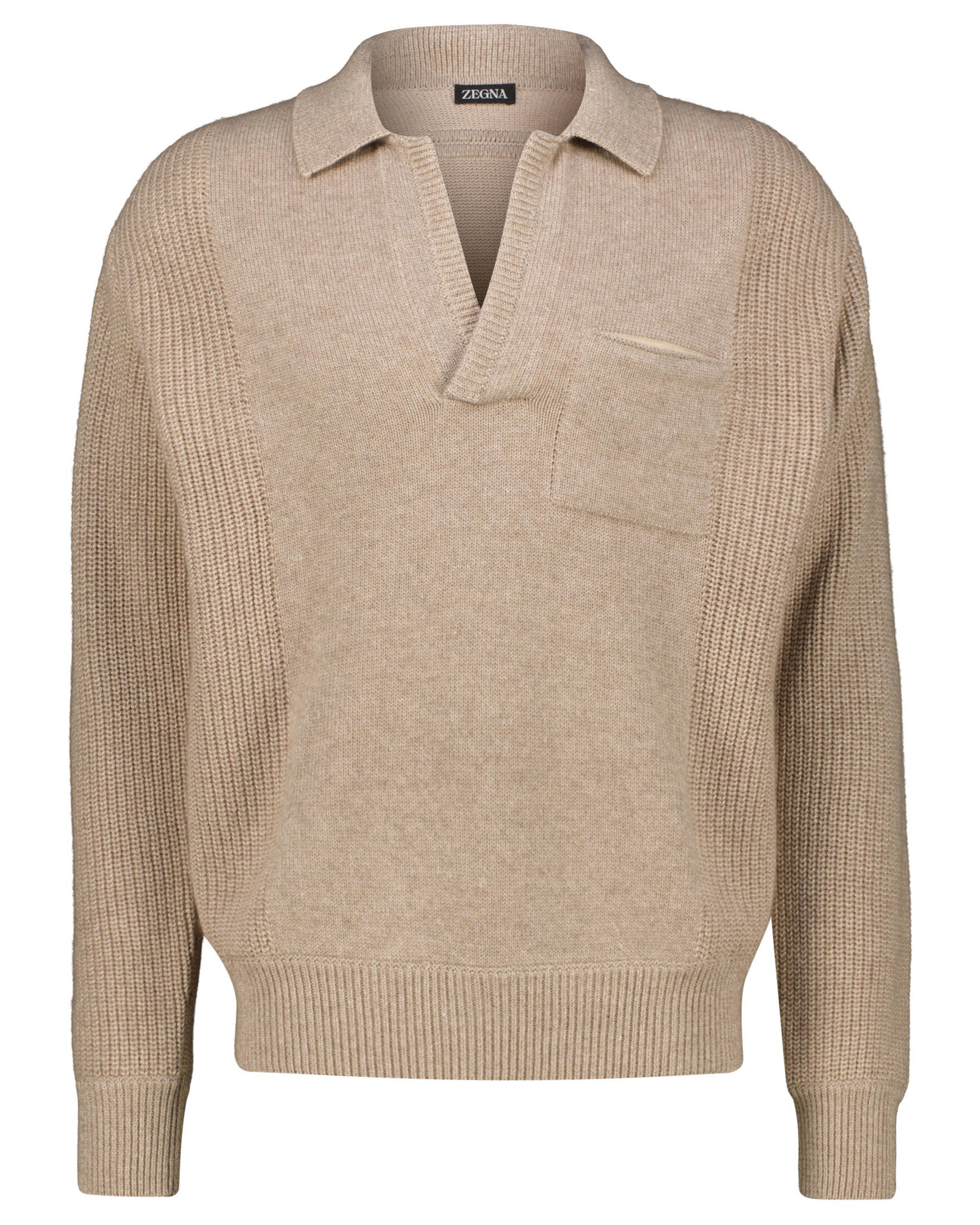 Zegna| Herren Strickpullover mit Kaschmir und Seide