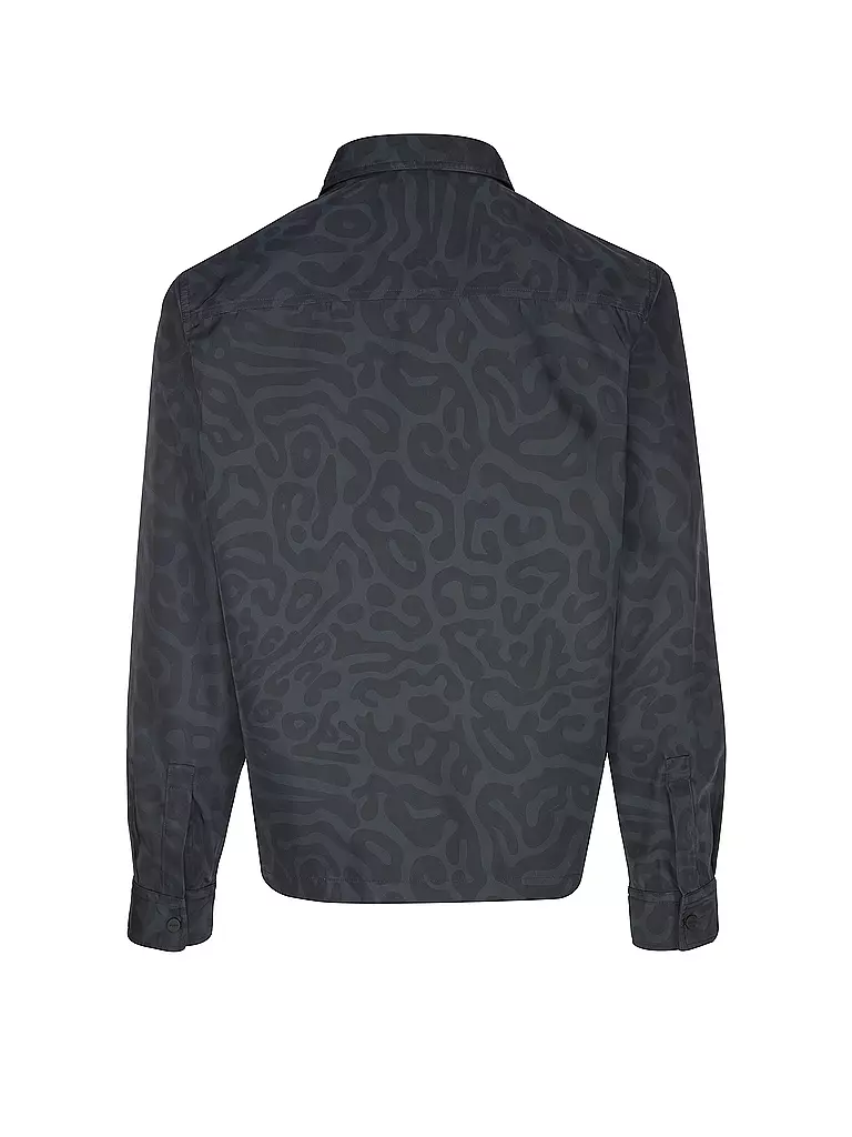 HUGO Overshirt schwarz