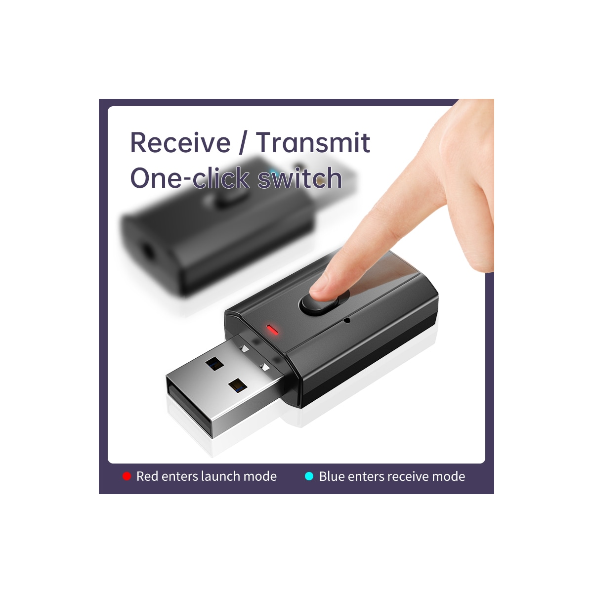 Bluetooth-sender / -mottaker / -adapter Sort