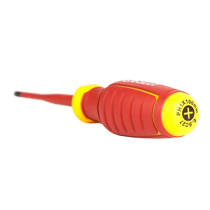 Tournevis d'électricien VDE Philips PH1 100 x 5 Erbauer