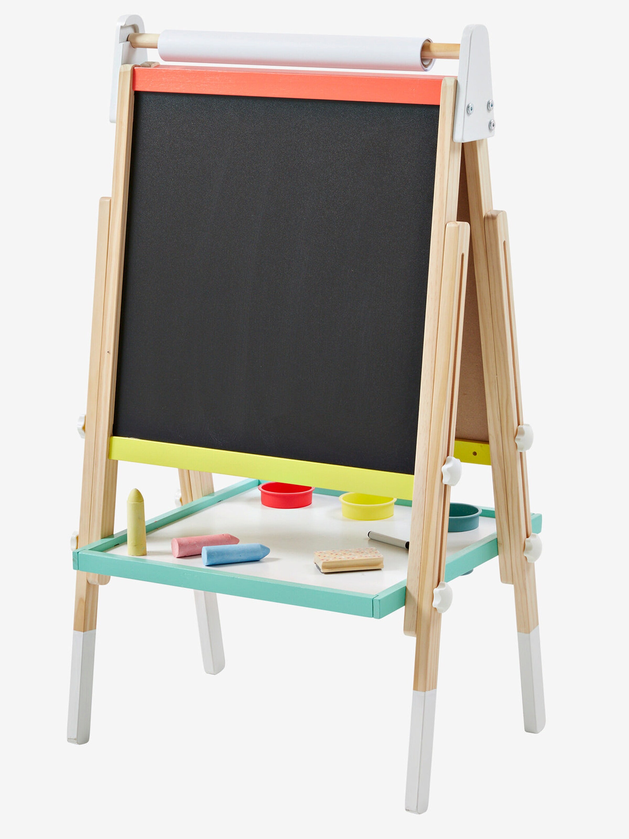 Vertbaudet 3-in-1 Tafel mit Mal-Zubehör FSC® mehrfarbig