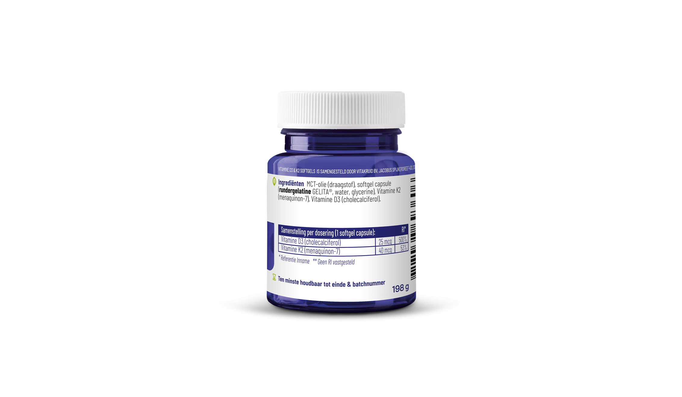 Vitamine D3 & K2 softgels