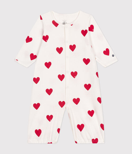 Combisac cœur en coton bébé