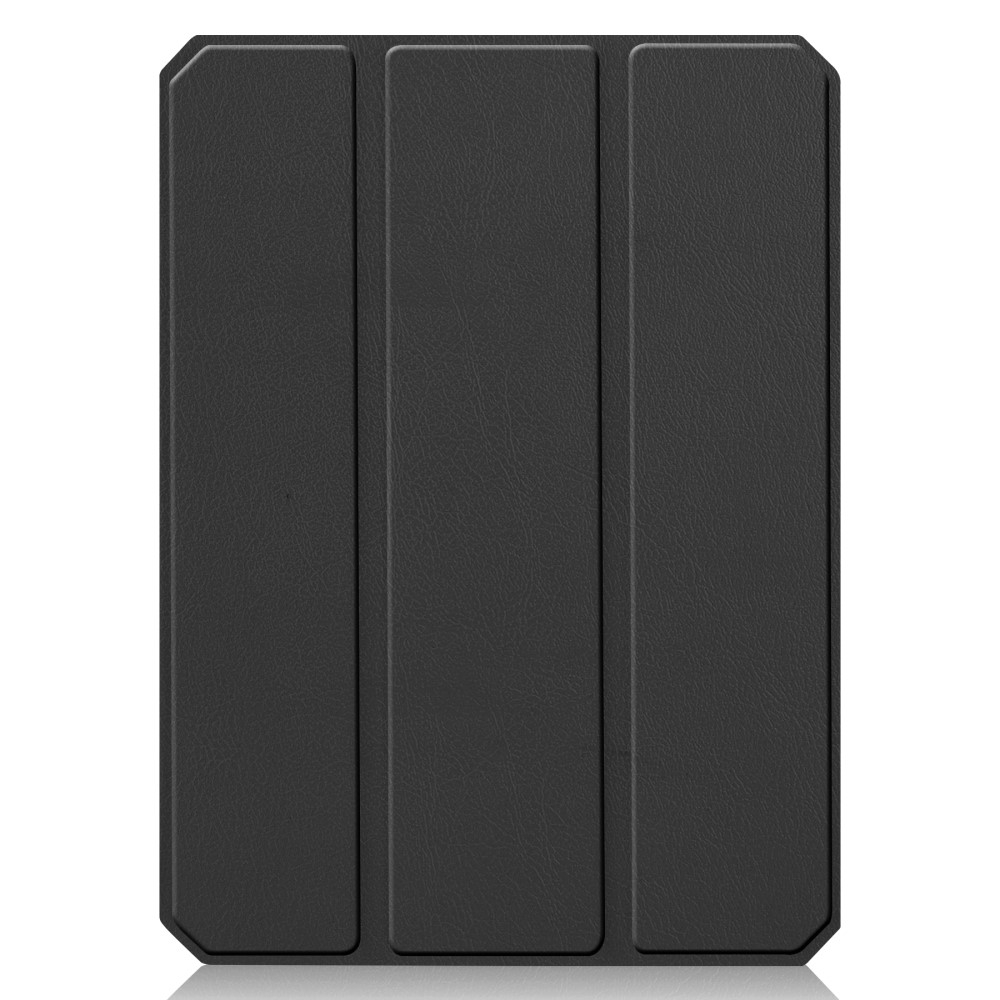 iPad Mini 7 (2024) / Mini 6 (2021) Leder Tasche Smart Cover Hülle - Schwarz