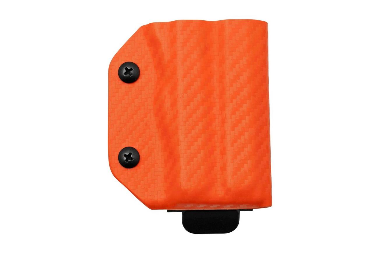Clip And Carry Kydex Sheath Gerber Truss, Carbon Fiber Orange GTRUSS-CF-ORNG riemholster