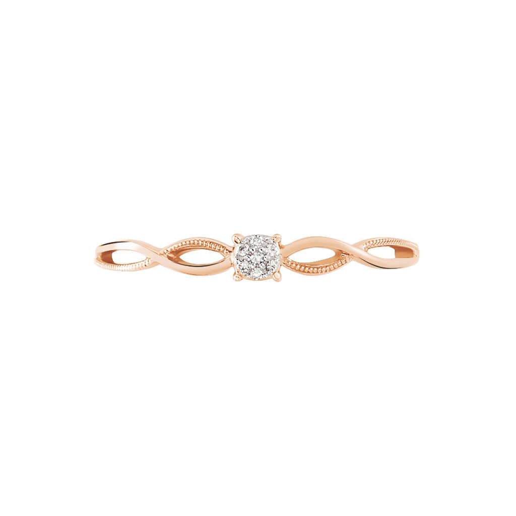 Bague Farila Or Rose Diamant