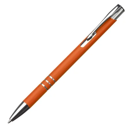 Easy Gifts Schlanker Kugelschreiber aus Metall, orange
