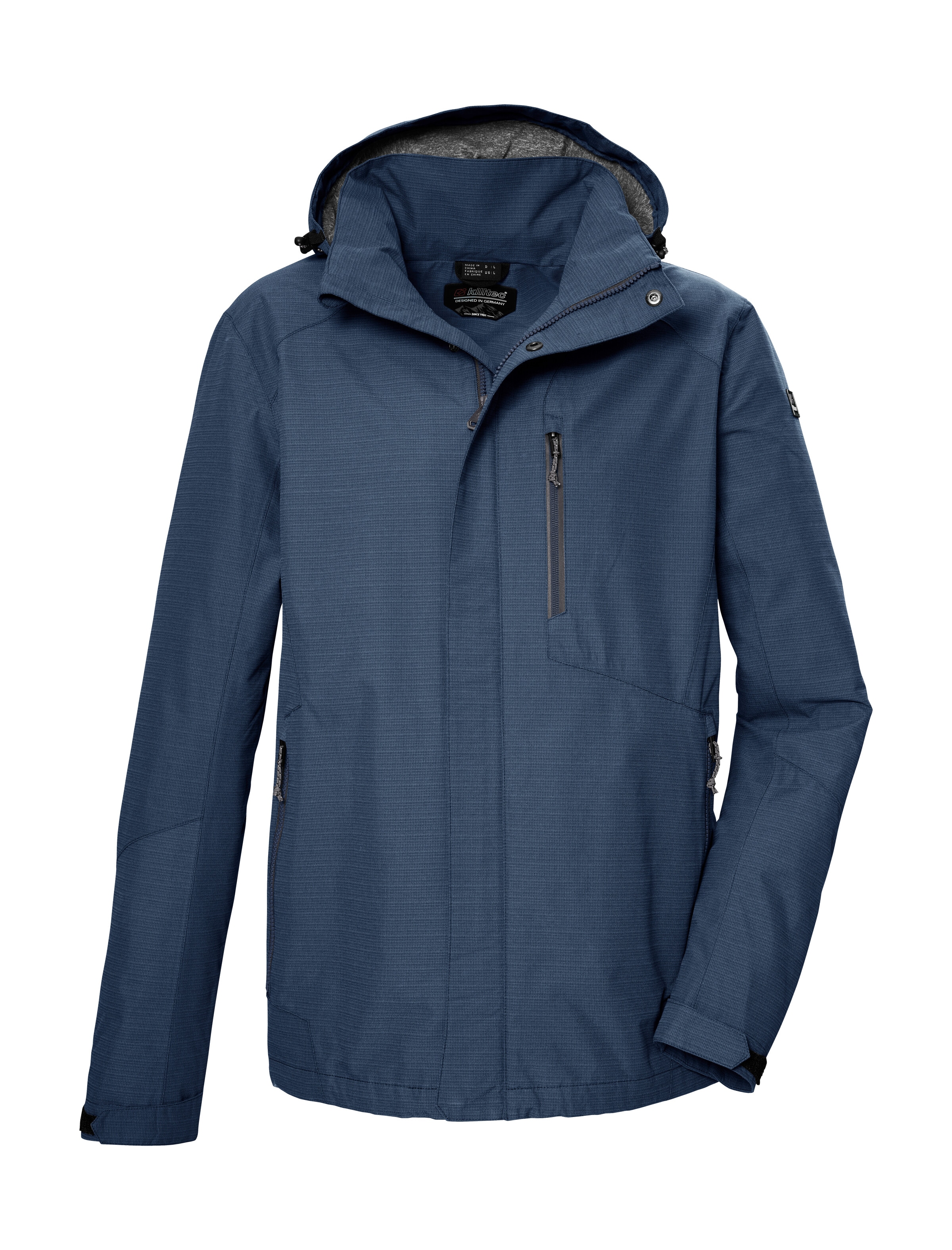 Killtec Outdoorjacke »KOS 256 MN JCKT« Wasser- und winddichte Herrenjacke, atmungsaktiv, abnehmbare Kapuze