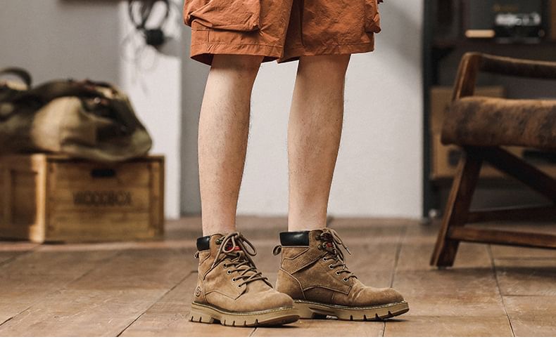 Nataro - Mid Rise Plain Cargo Shorts