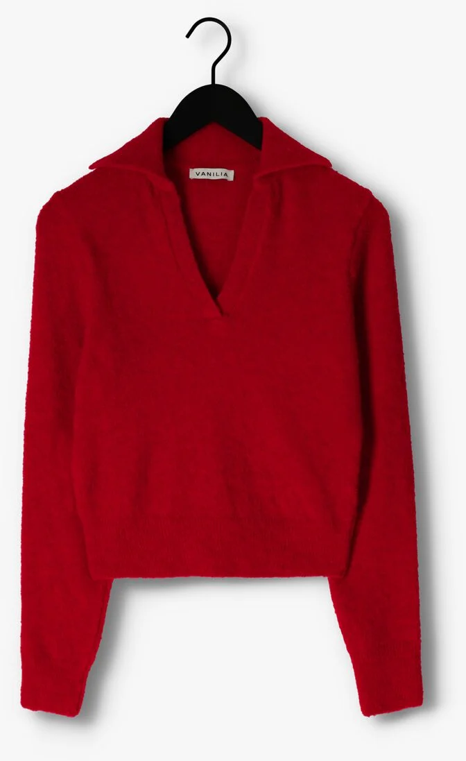 VANILIA rode vanilia trui prosecco v dollar knit