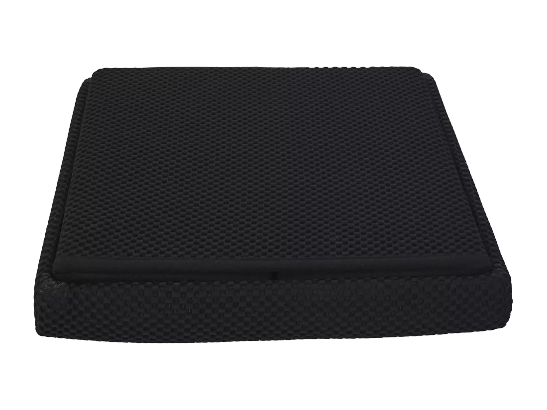 Coffre Pouf Pliable Atome Noir