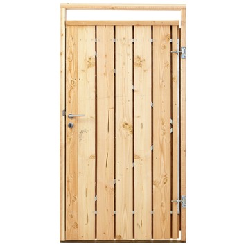 Tuinpoort voor houtbetonschutting douglas rechtsdraaiend breedte ca. 110 cm