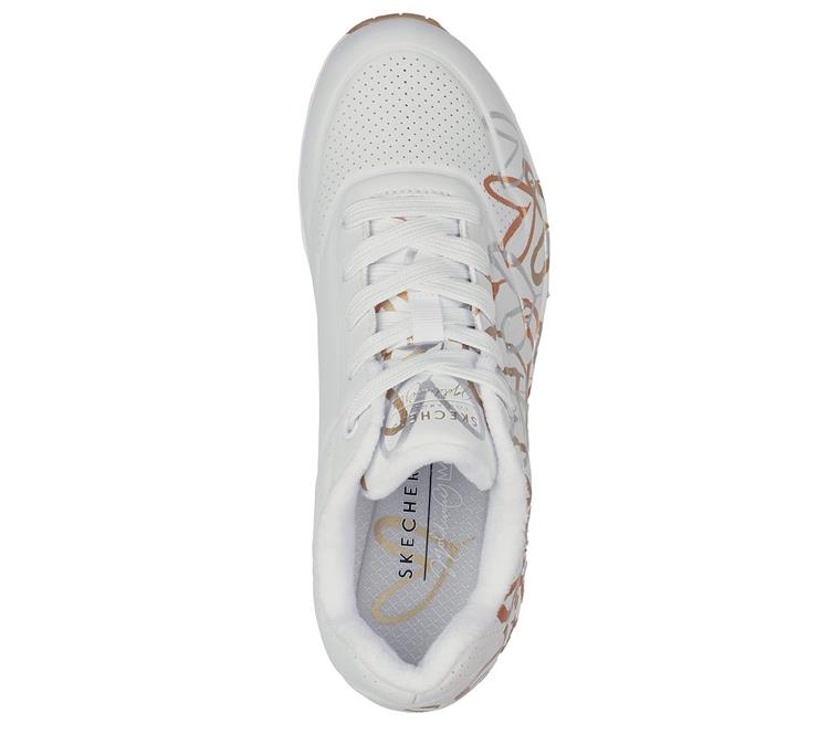 Skechers Women Skechers x JGoldcrown: Uno - Metallic Love Sneakers