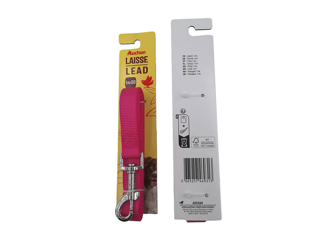 TRELA POLIESTER AUCHAN FUSHIA 2CMX1.5M