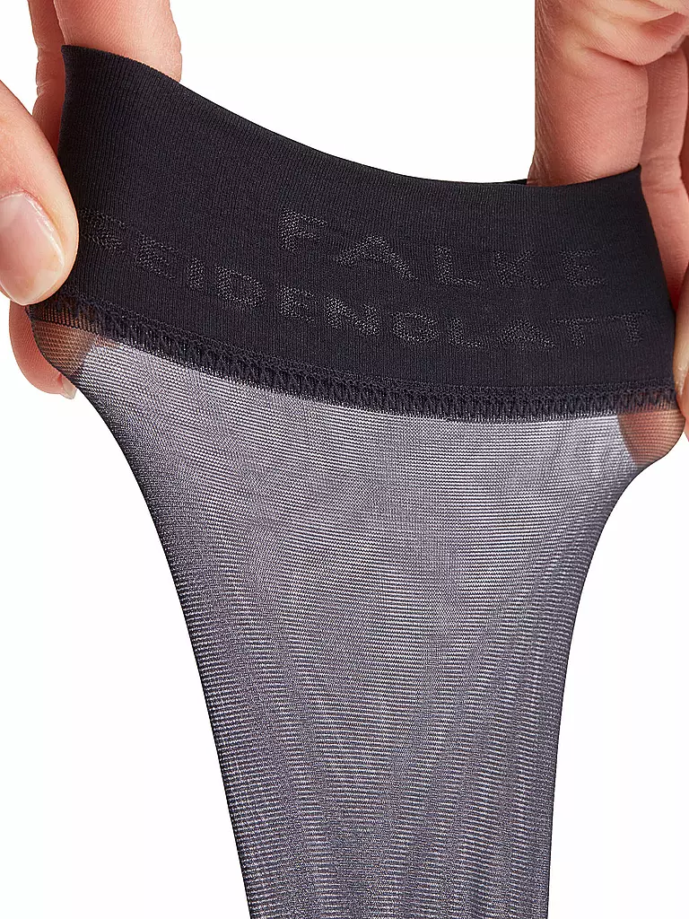 FALKE Söckchen SEIDENGLATT 15 DEN marine blau