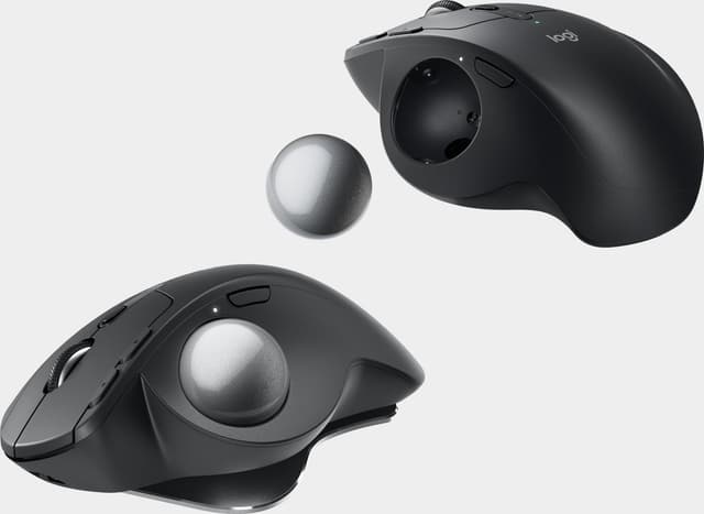 Logitech MX Ergo S Advanced trådløs trackball-mus (sort)