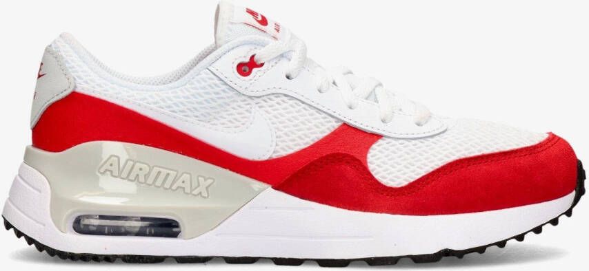 Nike Air Max Systm sneakers wit rood lichtgrijs