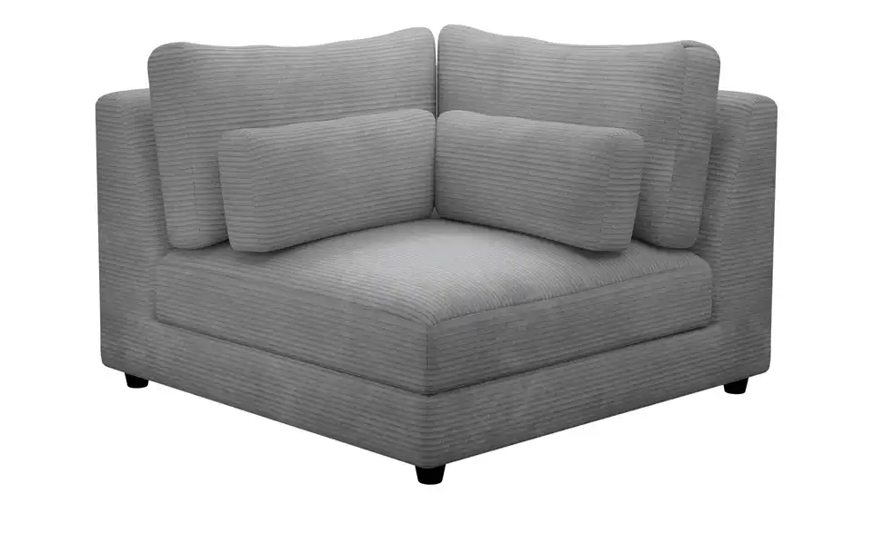 Element Branna Anthrazit Cordstoff Ecke