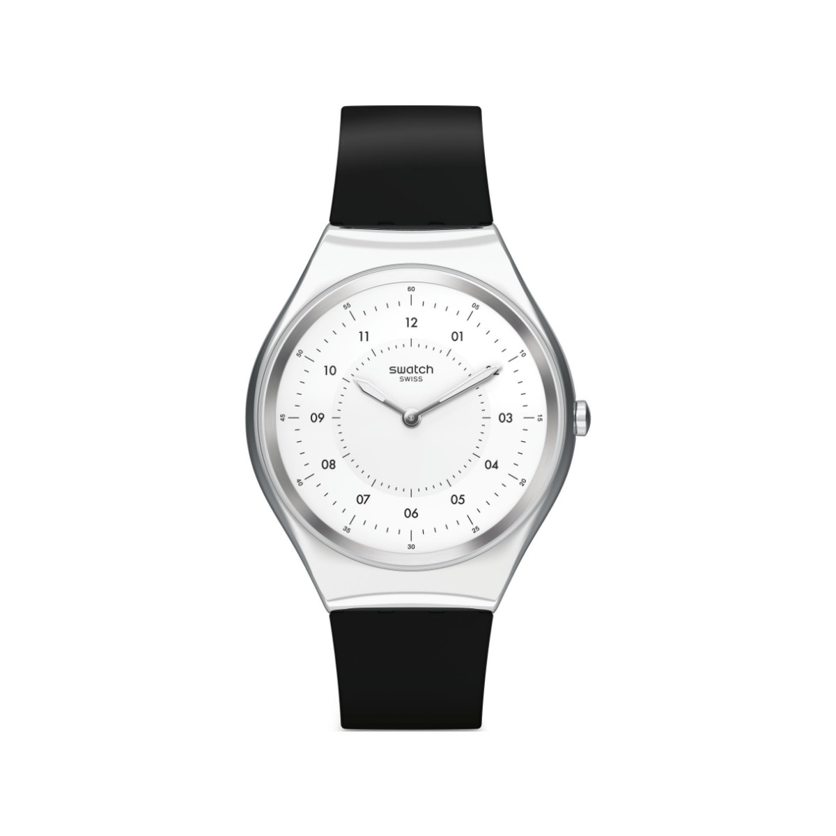 Montre Swatch mixte Skinnoiriron acier silicone