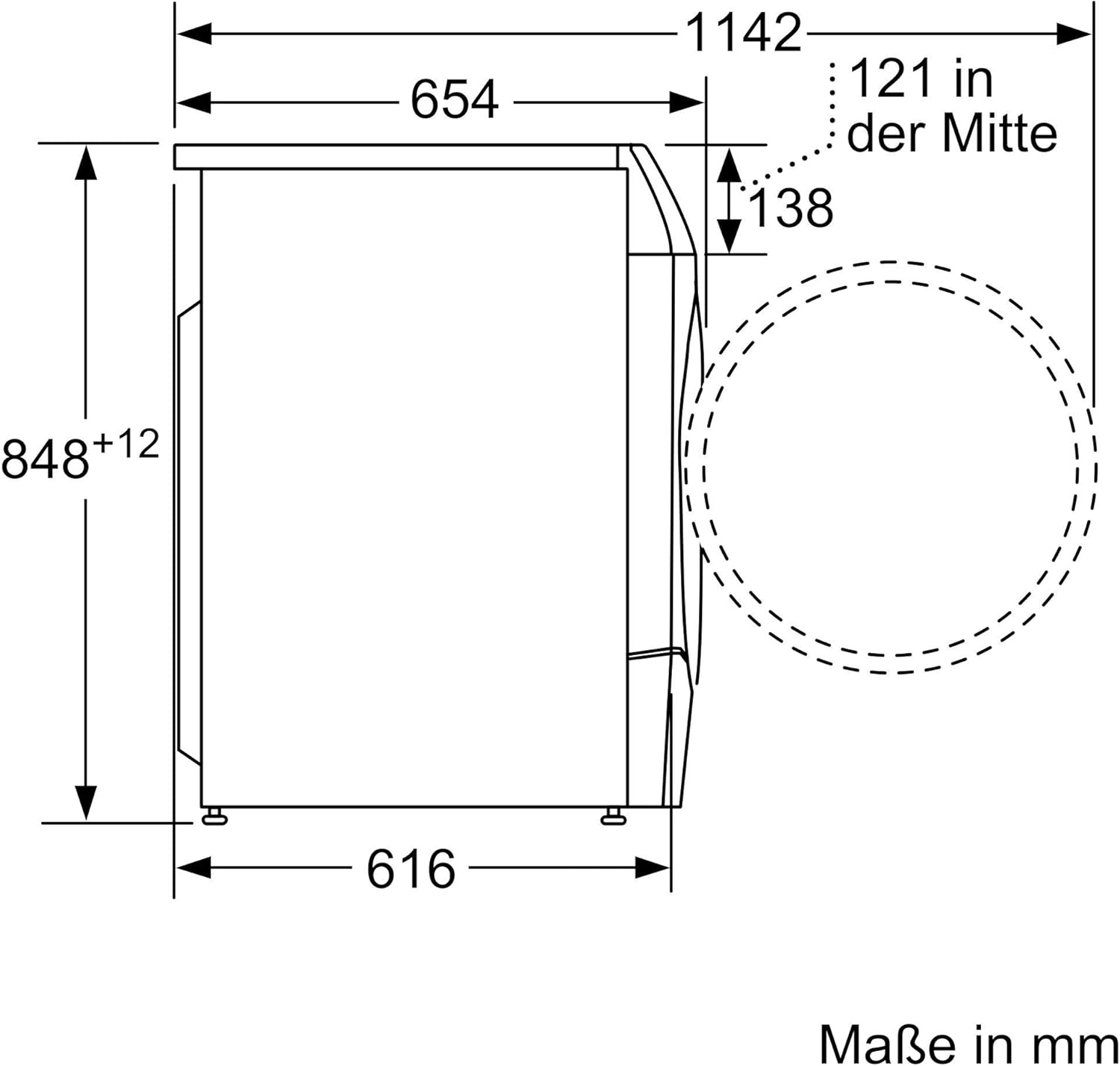 Siemens WD14U513 Waschtrockner iQ700, Frontlader mit 10/6kg Fassungsvermögen, 1400 UpM, HomeConnect, smartFinish, autoDry, speedPack XL, Weiß, 60cm
