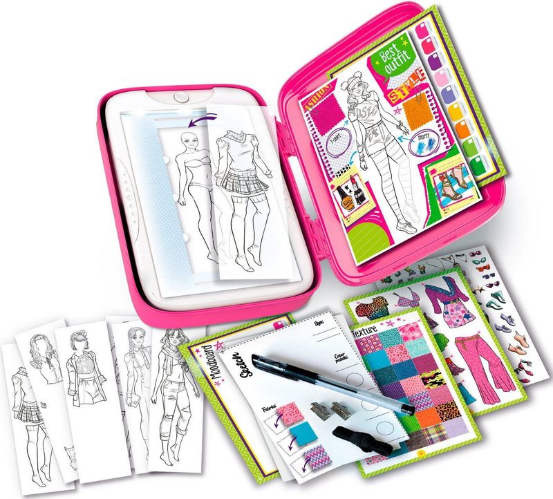 Clementoni - Fashion Designer - Hobbypakket - Kleurboek - Voor Kinderen