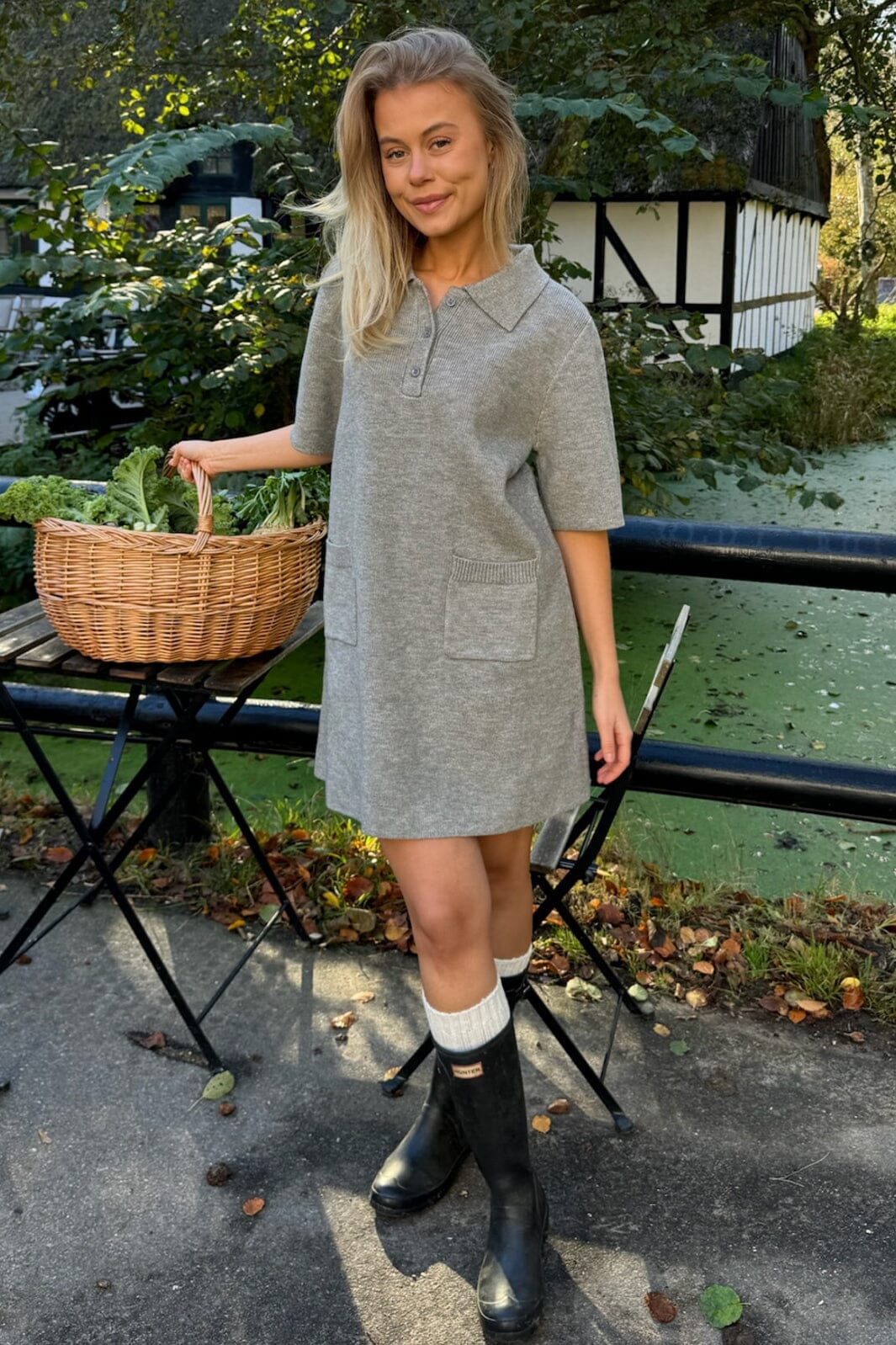 BYIC Sific Knit Dress H097-3 grey grey
