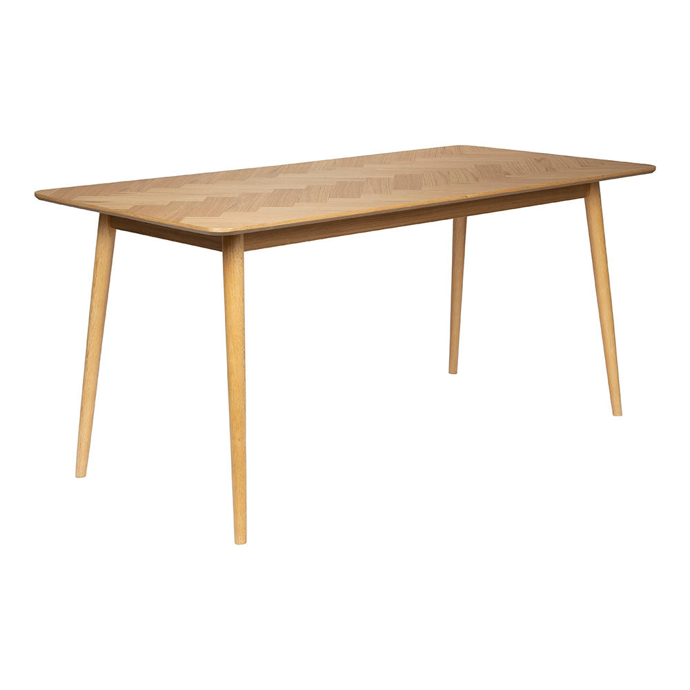 by fonQ Fabio Eettafel Visgraat - 180 x 90 cm - Bruin