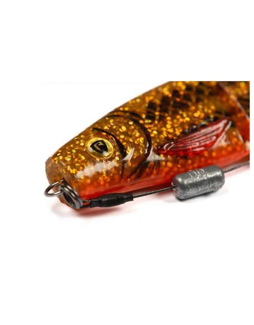 Fox Rage Loaded Jointed Pro Shads - Kunstaas - 18 cm Uv Goldie