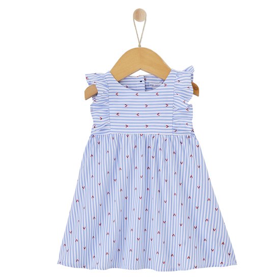 Robe + Bloomer Blue Garden   Bleu        1 mois   de               P'tit bisou