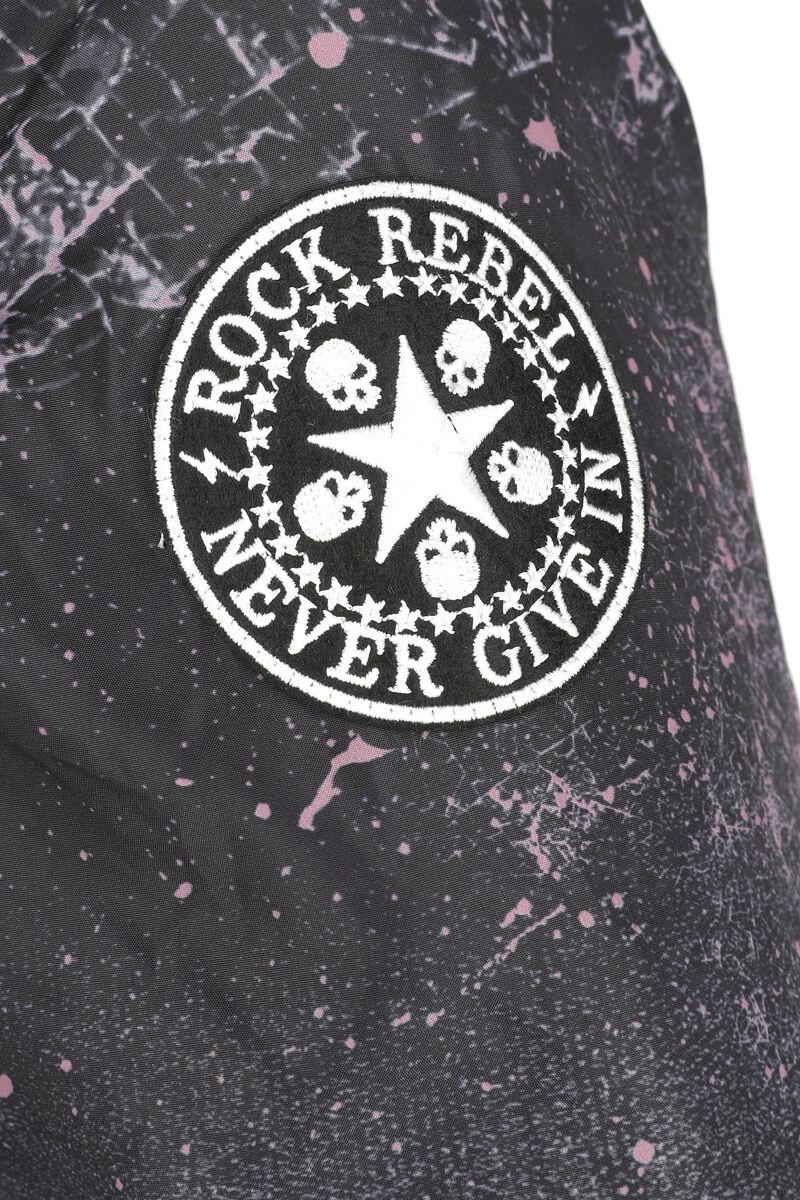 Veste Rock Rebel Avec Imprimé Crâne | Rock Rebel by EMP Veste d'hiver