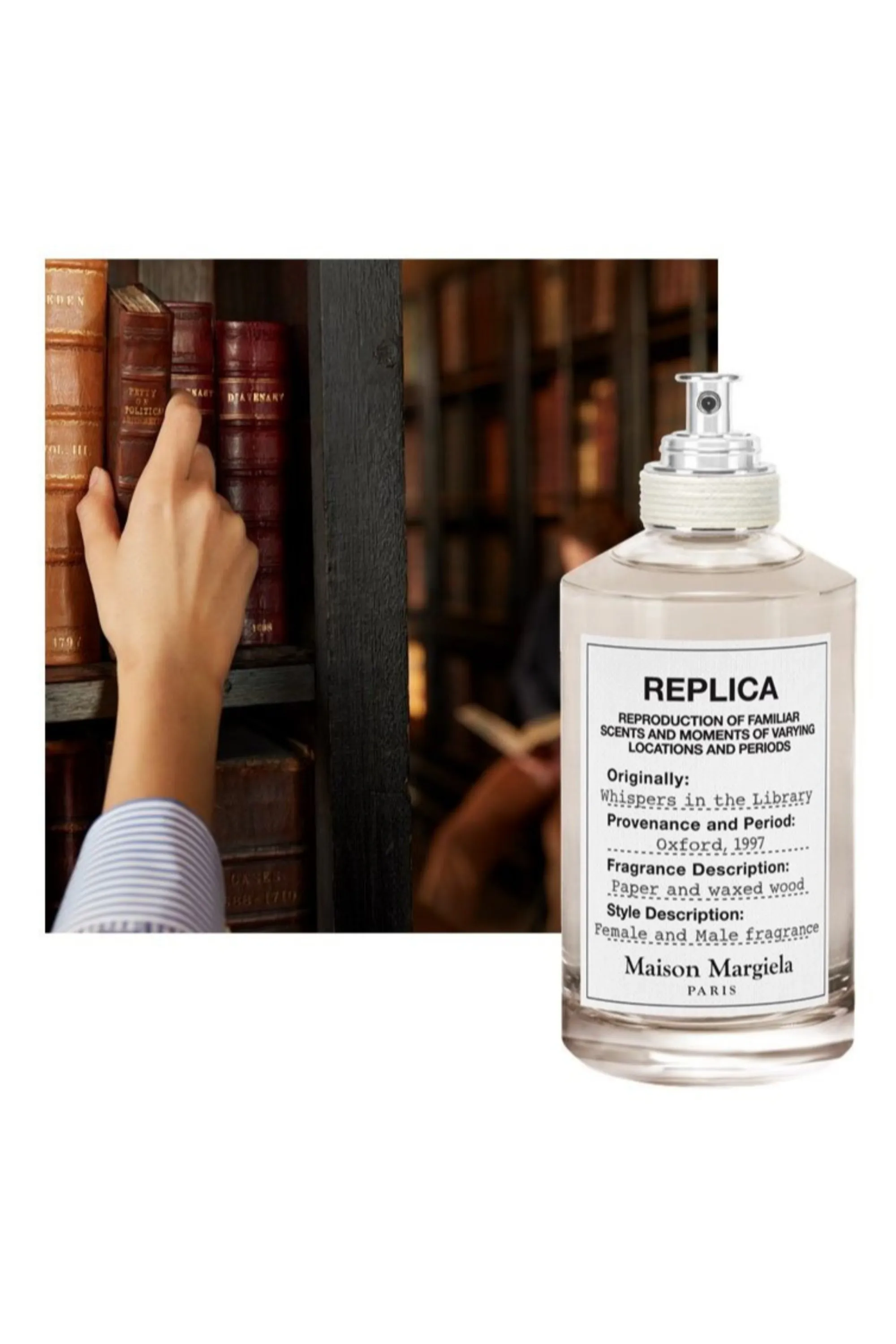 Maison Margiela REPLICA Whispers in the Library Eau De Toilette Oriental boisé-100 ml