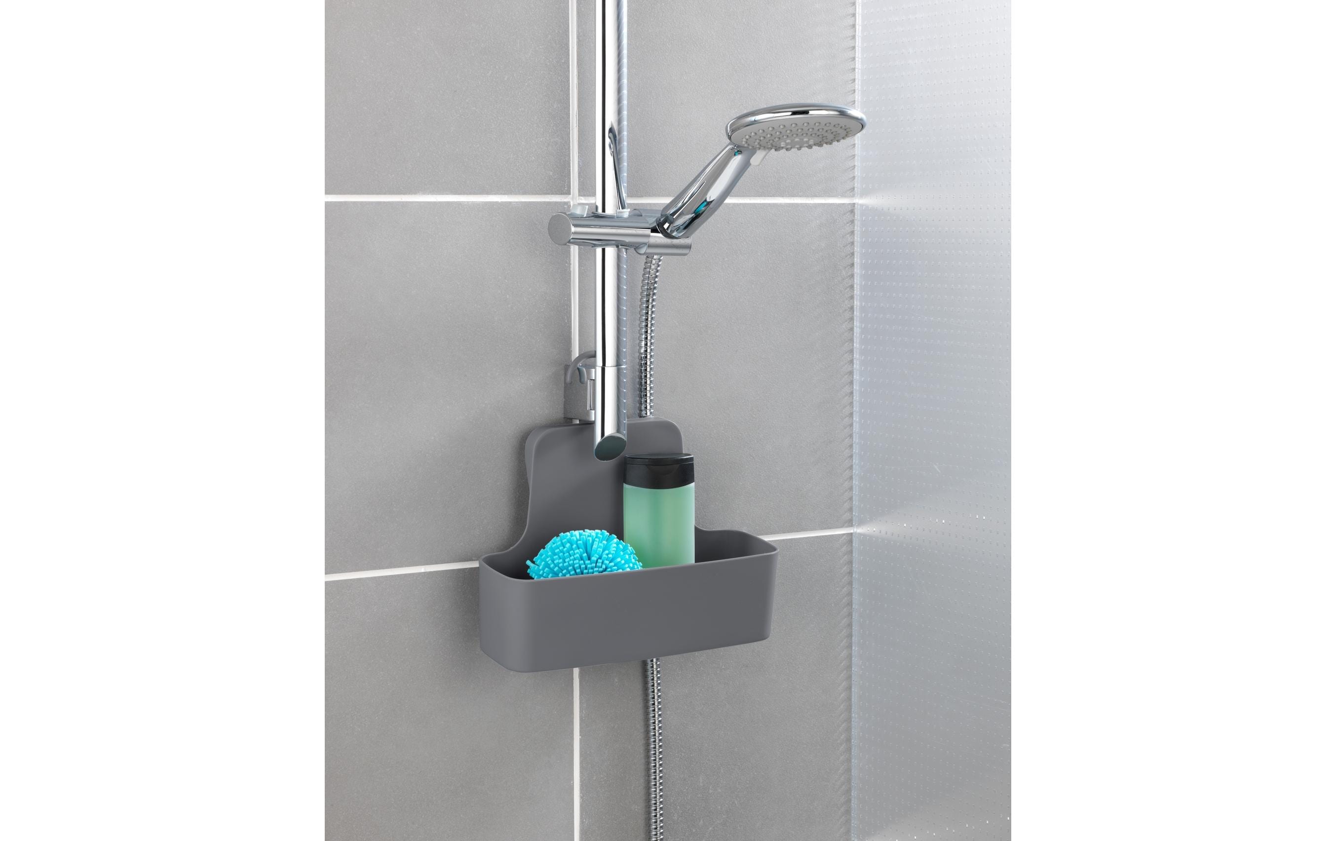 Duschmittelhalter Barcelona Anthrazit/GrauDuschablage