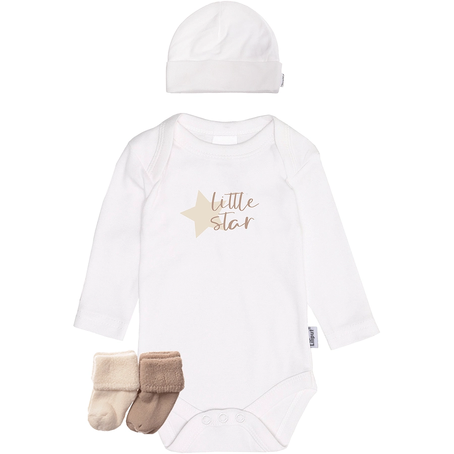 Liliput 4-teiliges Set Little Star weiss-beige