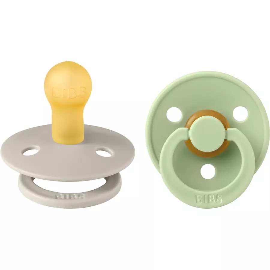 BIBS® Schnuller Colour SandPistachio 0-6 Monate, 2 Stk.