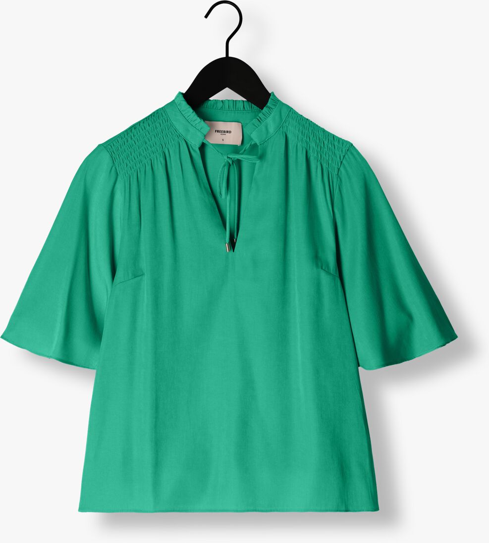 FREEBIRD groene freebird blouse wv-wash-satin-vis-23-1.1