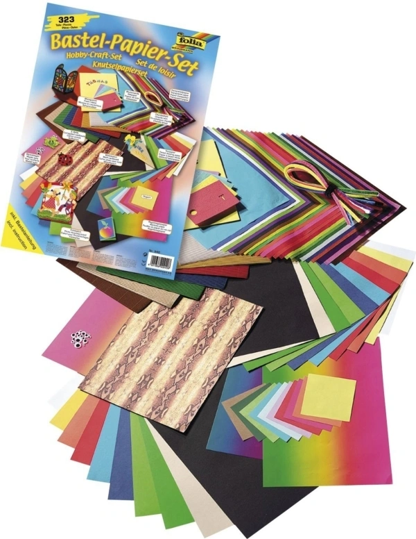 Papierbastel-Set, 323-teilig