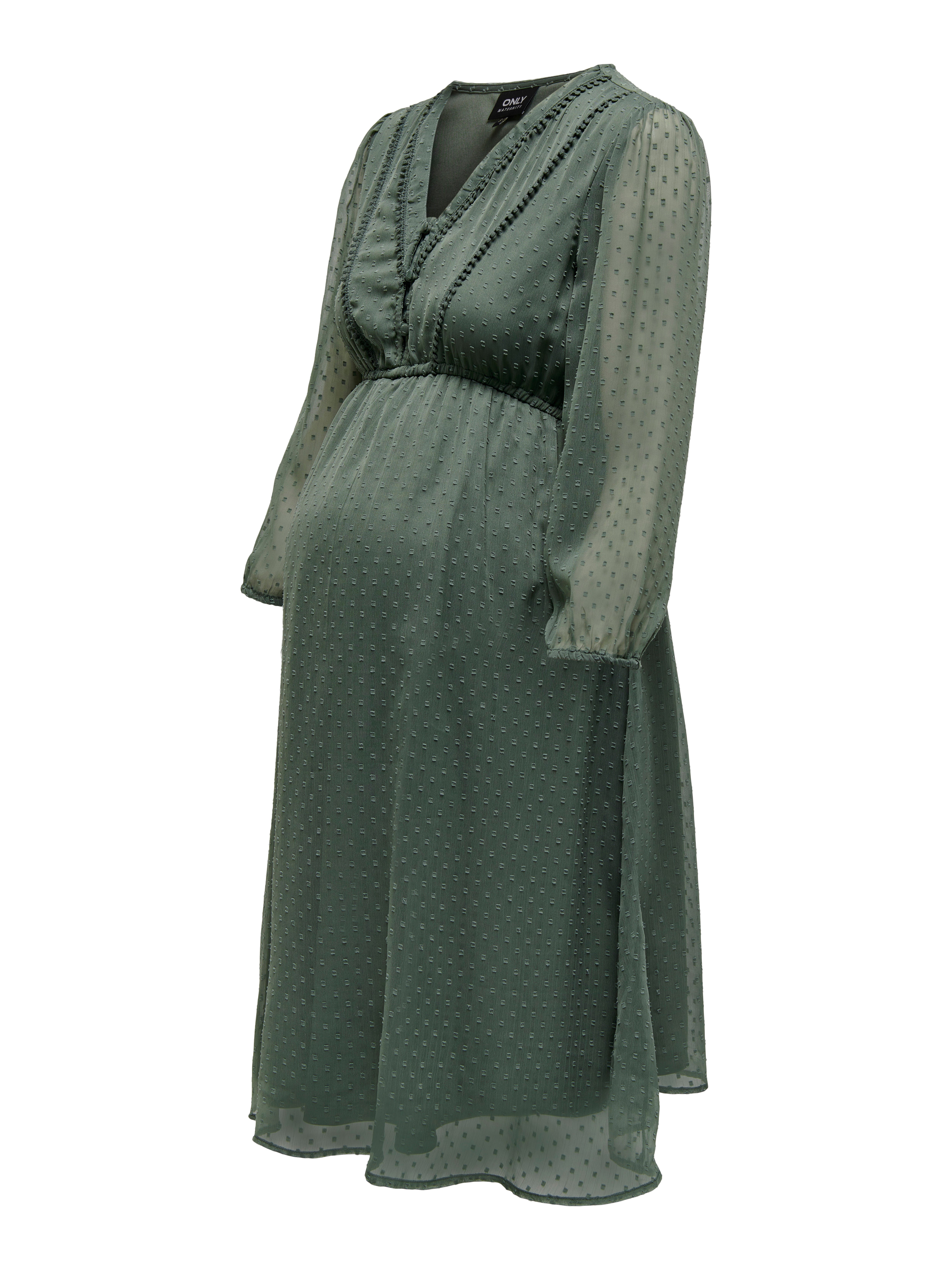 OLMBETTINA Langes Kleid Balsam Green