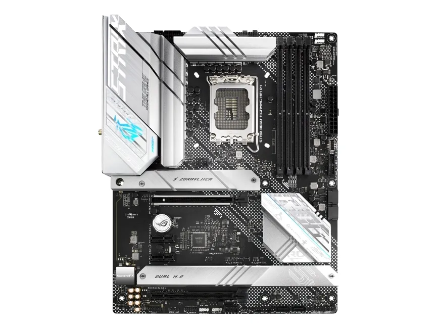 ASUS ROG STRIX B660-A GAMING WIFI D4 - Bundkort - ATX - LGA1700 sokkel - B660 Chipset - USB-C Gen 2x2, USB 3.2 Gen 1, USB-C Gen1, USB 3.2 Gen 2, USB-C Gen2 - 2.5 Gigabit LAN, Wi-Fi 6, Bluetooth - onboard grafik (CPU påkrævet) - HD Audio (8-kanaler)