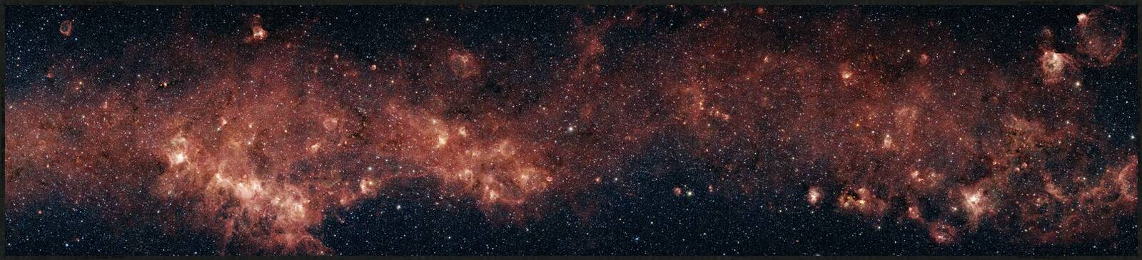 Spitzer Telescope: Milky Way (NASA/JPL-Caltech/E.Mercer, Boston University) by Hubble Telescope - Open Edition.