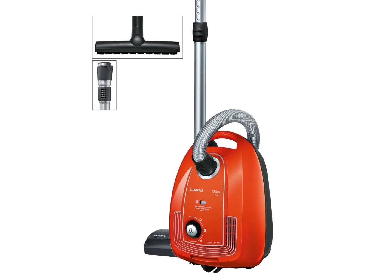 Siemens iQ300 Plus VSP3AAAA Limited Edition - Støvsuger - beholder - pose - ørkensol/sort