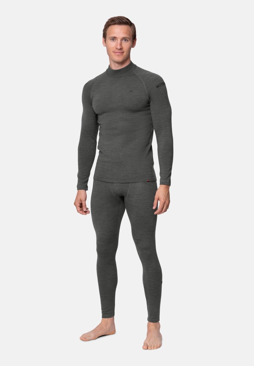 KRAFTIGT MERINOULD BASELAYER SÆT TIL MÆND