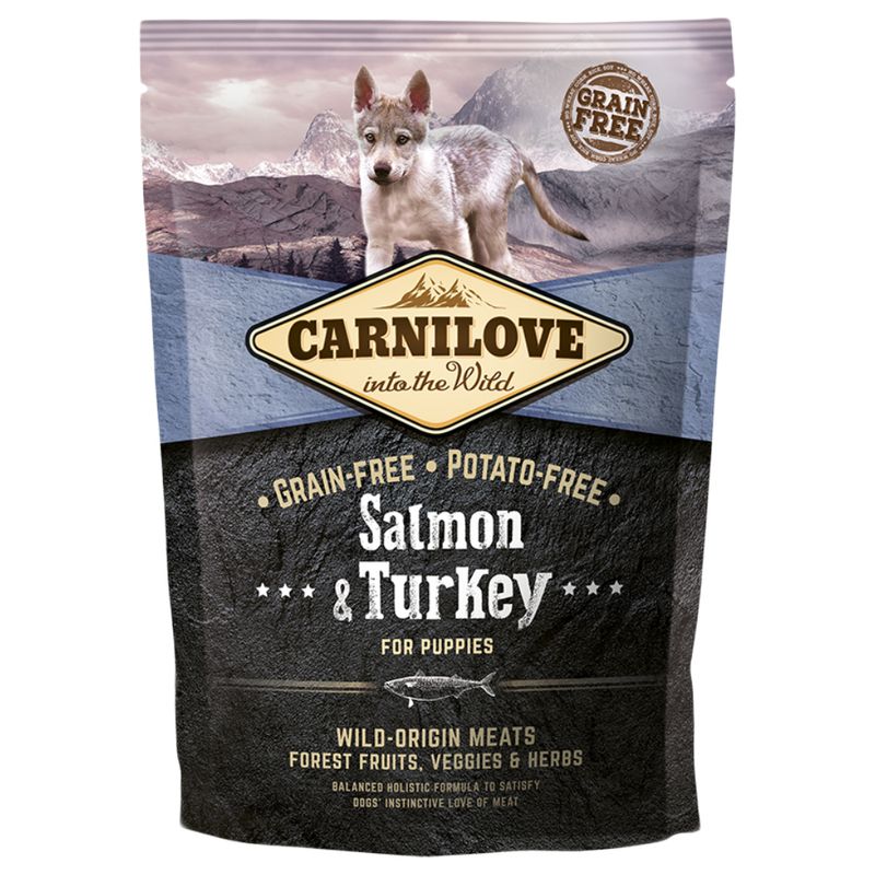 Carnilove Puppy saumon, dinde pour chiot