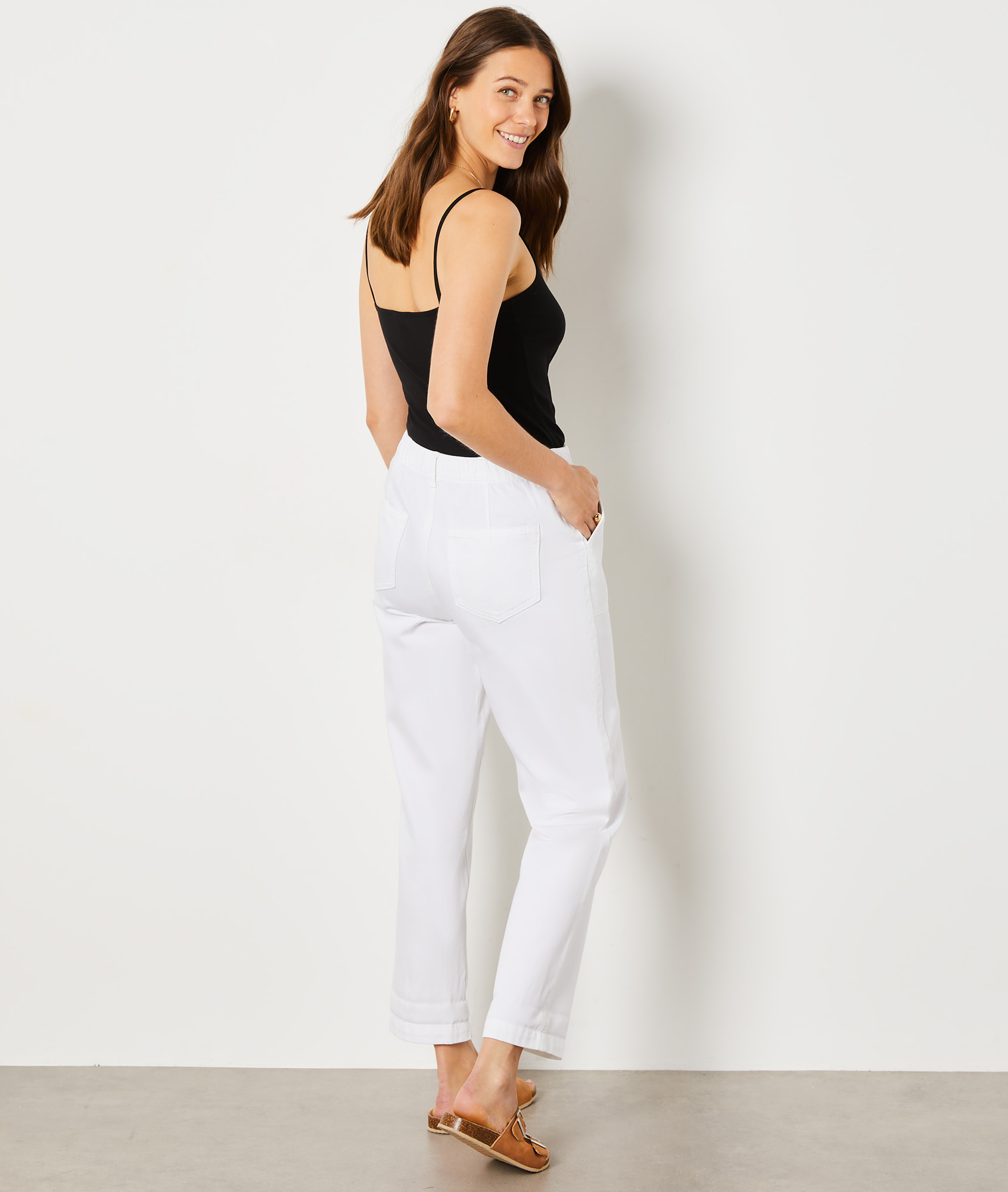 Pantalon coupe carotte