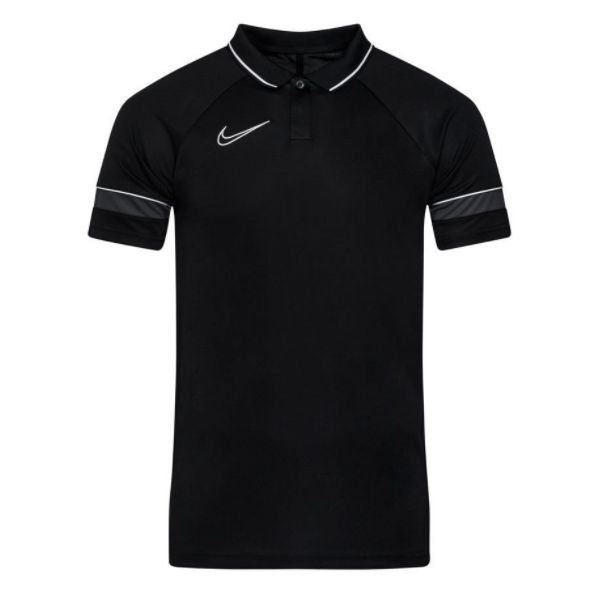 Nike Polo Dri-FIT Academy 21 - Noir/Blanc/Gris