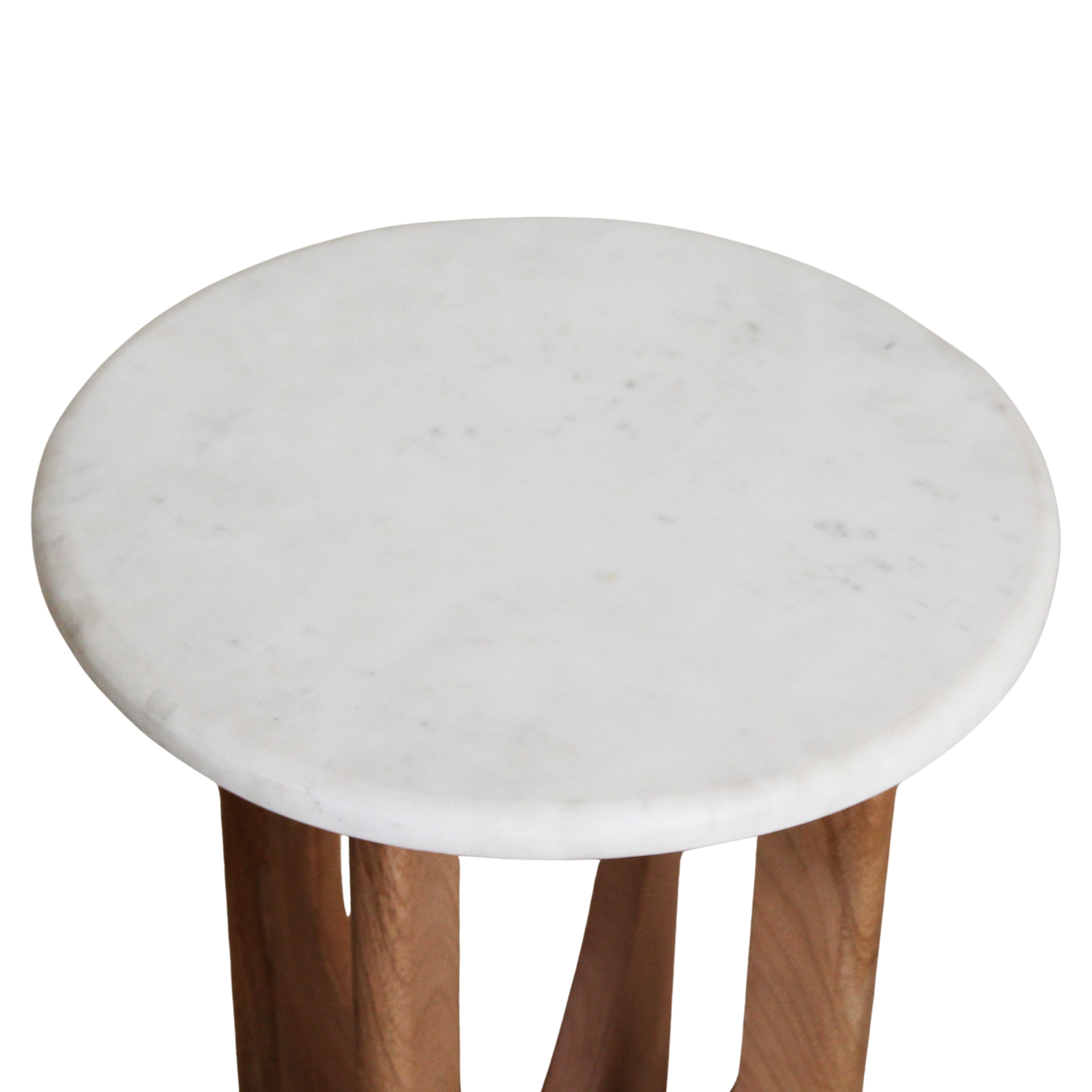 Bijzettafel Marmer Ø30 cm Kuching