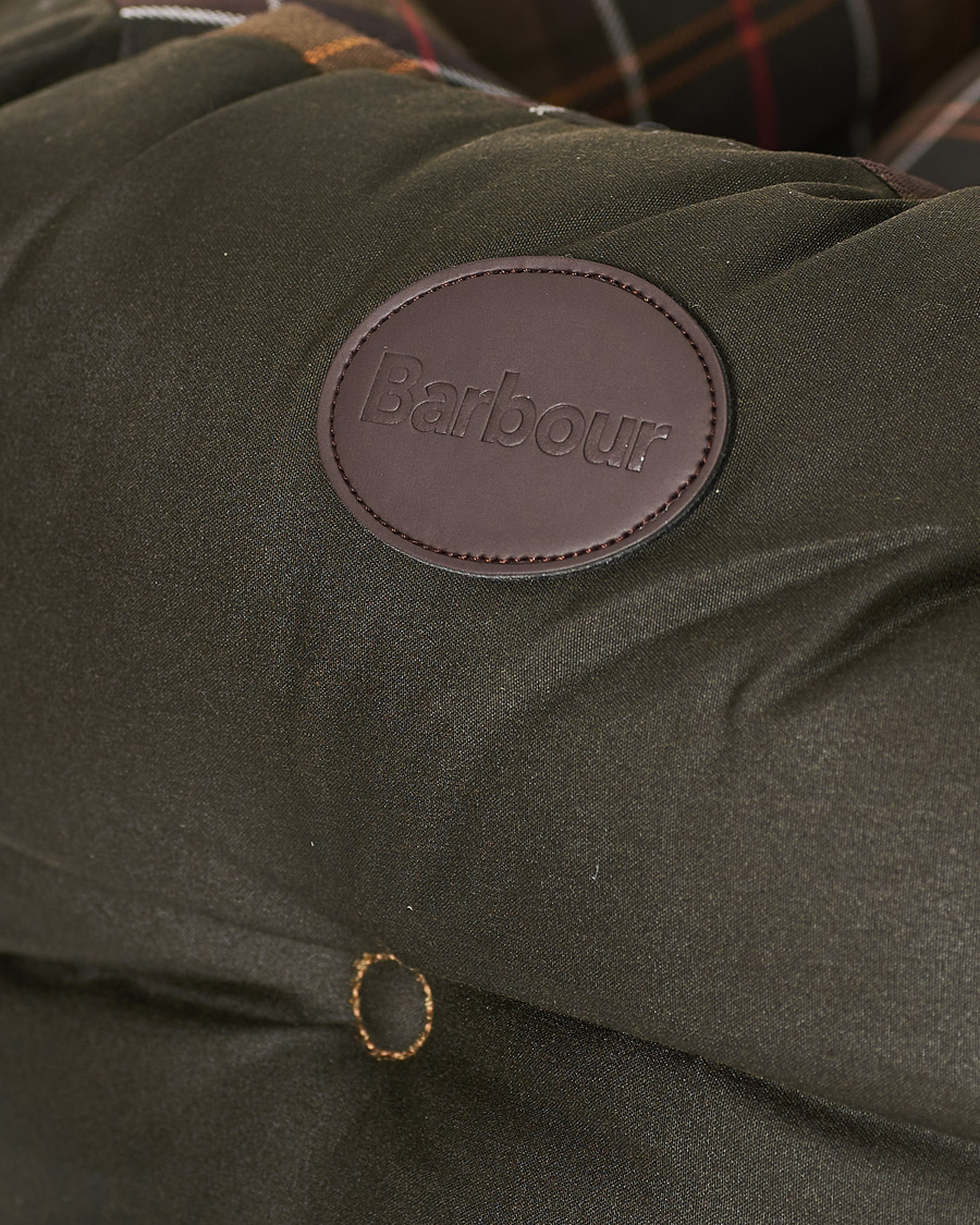 Barbour Lifestyle Wax Cotton Dog Bed 24' Olive